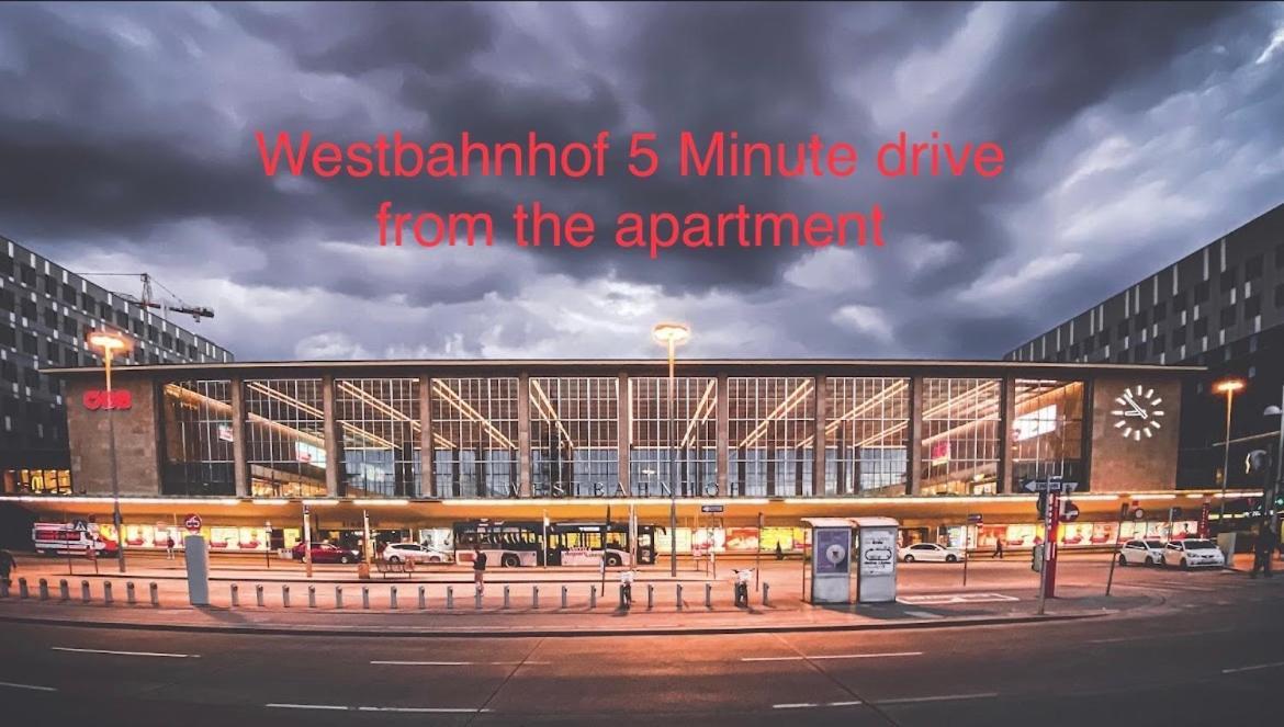 Moonlight Apartment With Porch Near Schoenbrunn And Westbahnhof Vienna Exterior photo